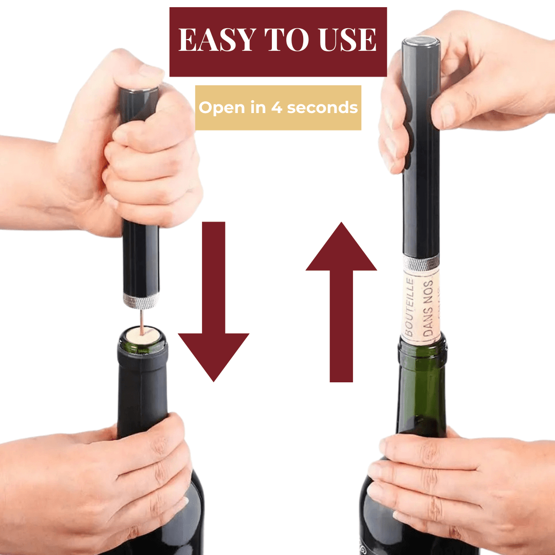 Weinöffner Luftdruck - Schnell & Einfach