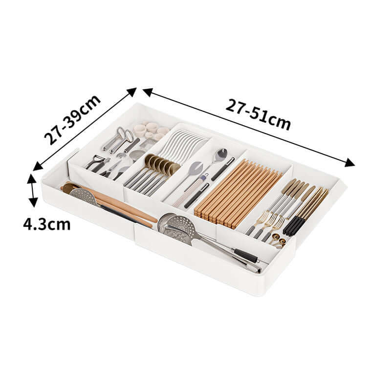 Küchen-Schubladenorganizer - Ordnungssystem für Besteck & Utensilien