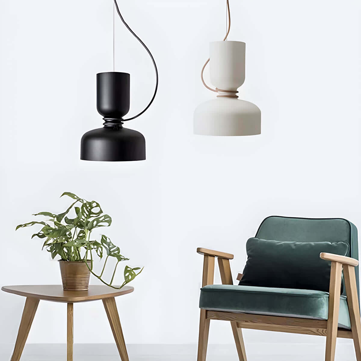 Geometrische LED Pendelleuchte Modernes Design