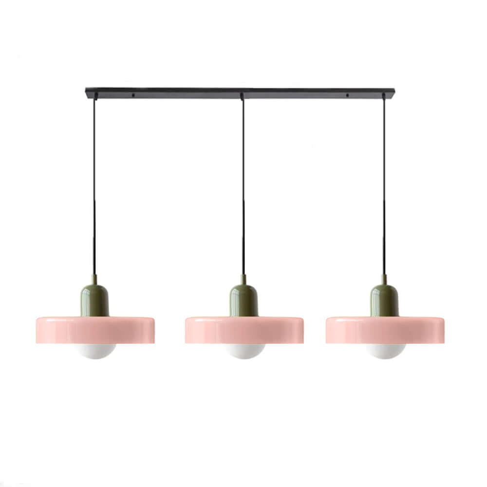 3-köpfige Bauhaus Pendelleuchte