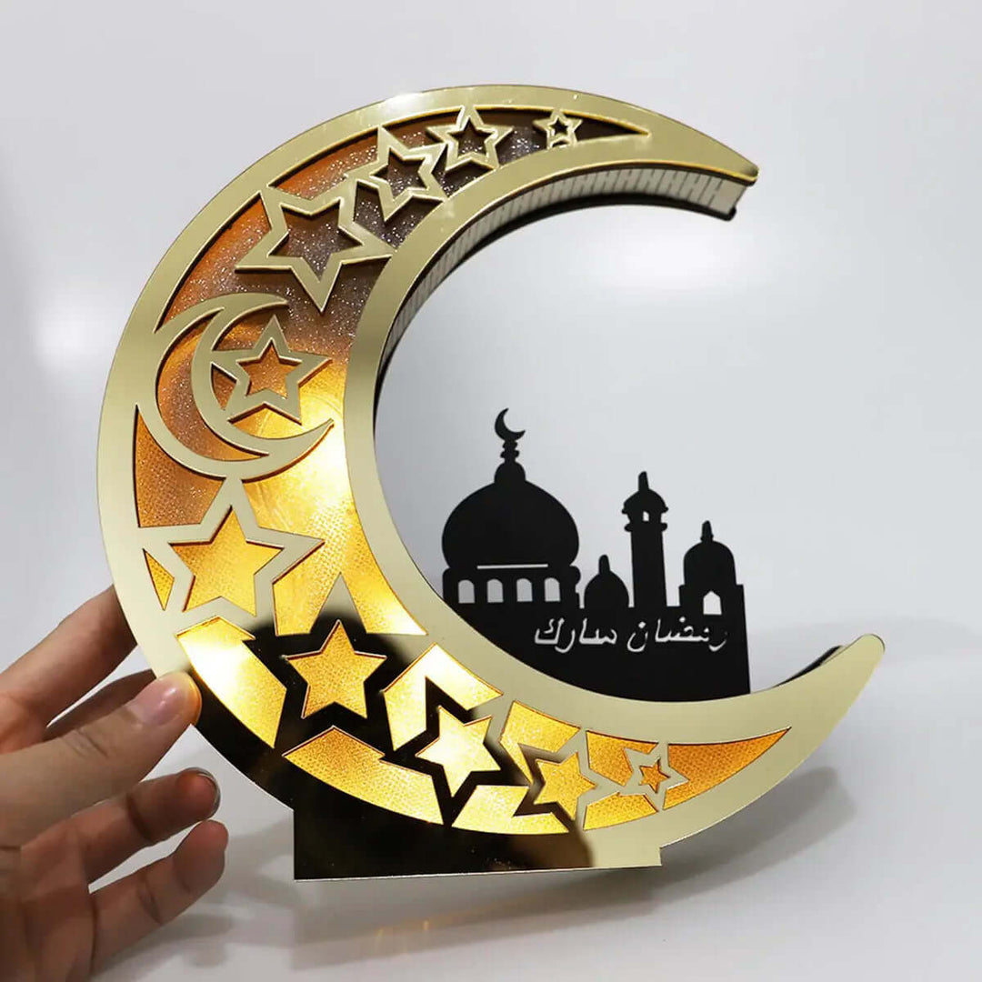 Lampe LED décorative Lune Ramadan et Eid