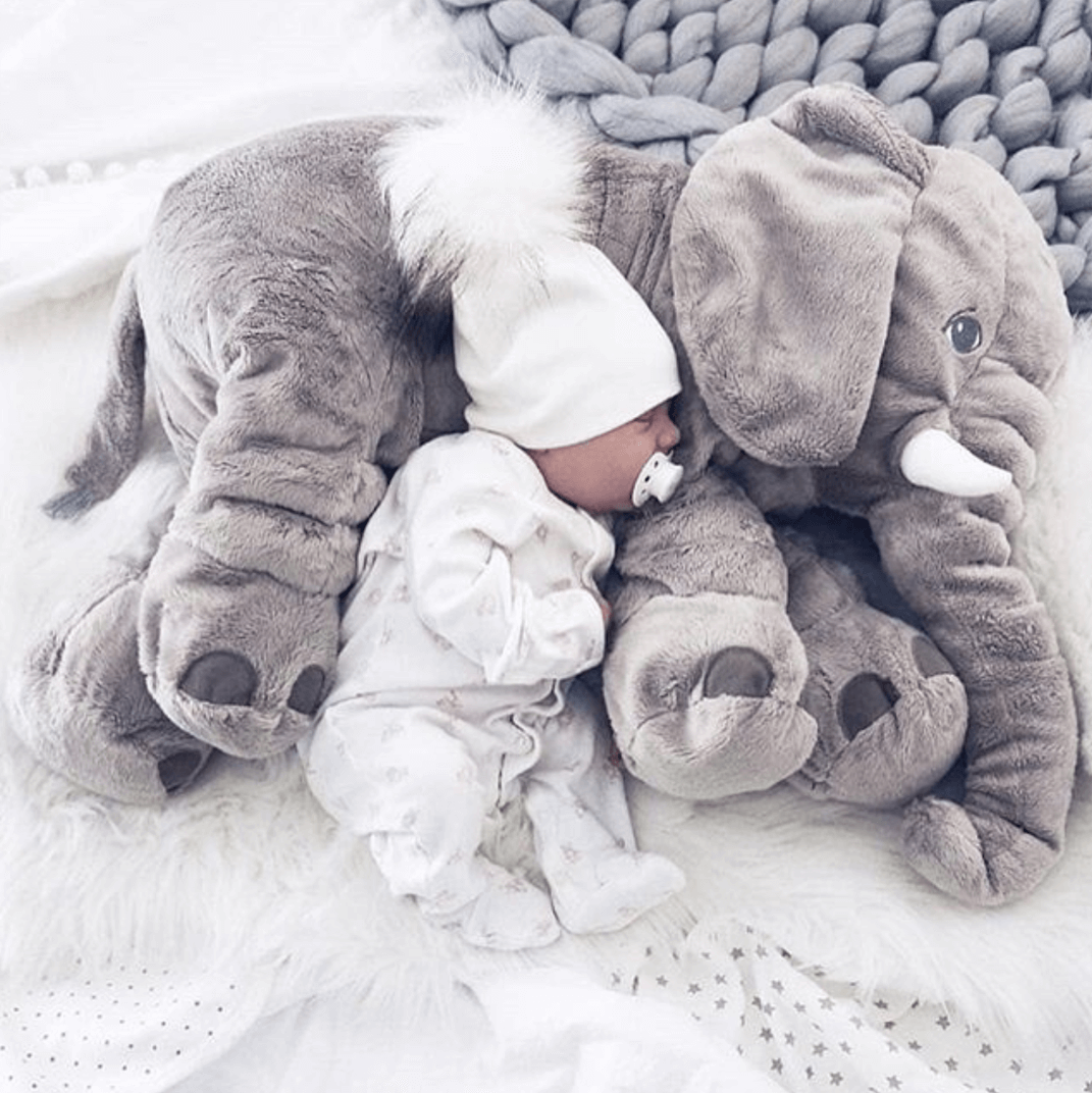 Kuscheliges Elefanten-Kissen für Babys & Kleinkinder