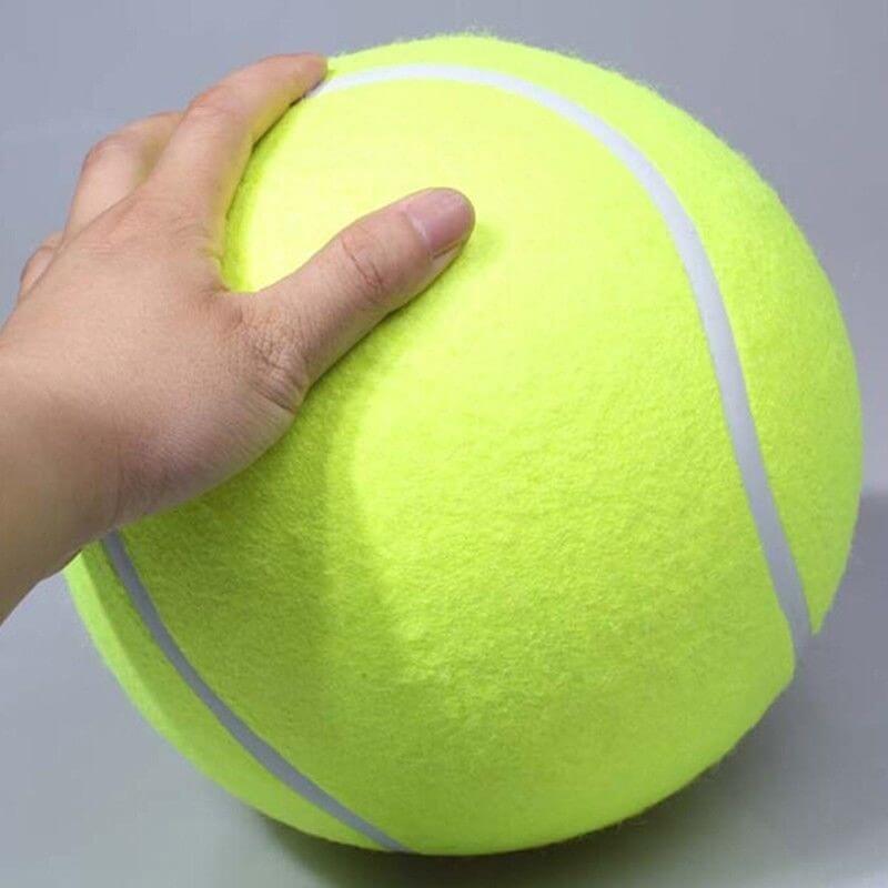 Balle de tennis XXL pour chien (24 cm) - Robuste et grande taille