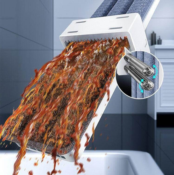 360° Drehmopp mit Wischfunktion - Effizientes Reinigen