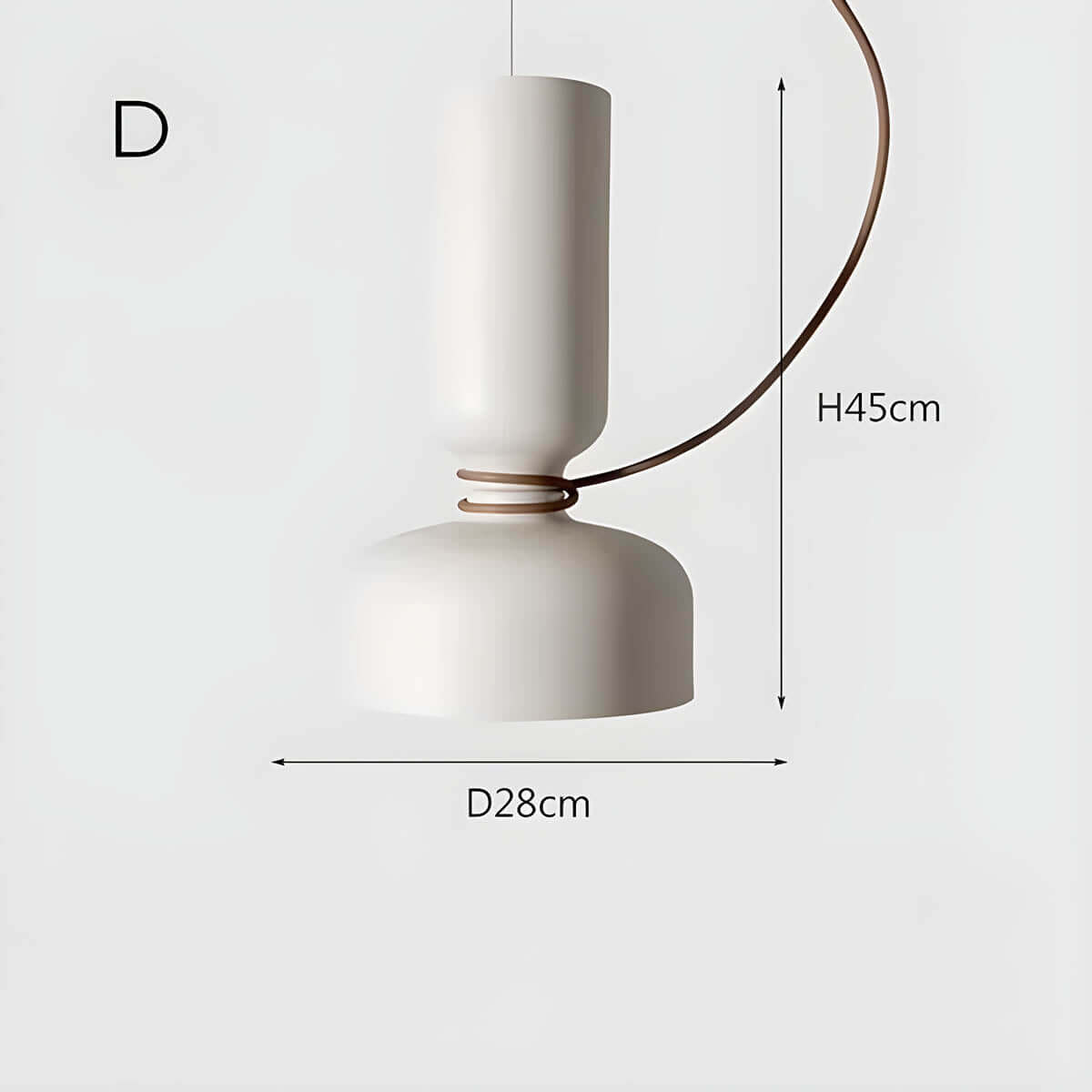 Geometrische LED Pendelleuchte Modernes Design
