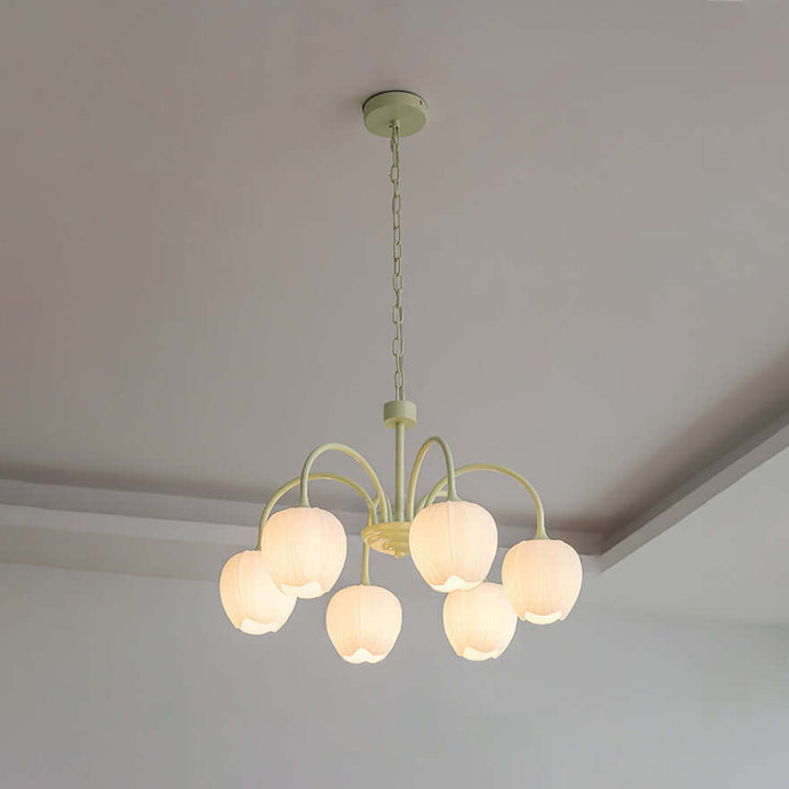 Lustre Tulip Matcha - 5-8 lumières