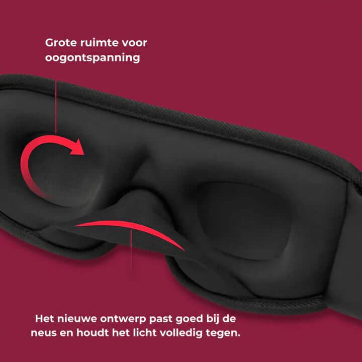 3D Schlafmaske - Ergonomisch & Lichtdicht