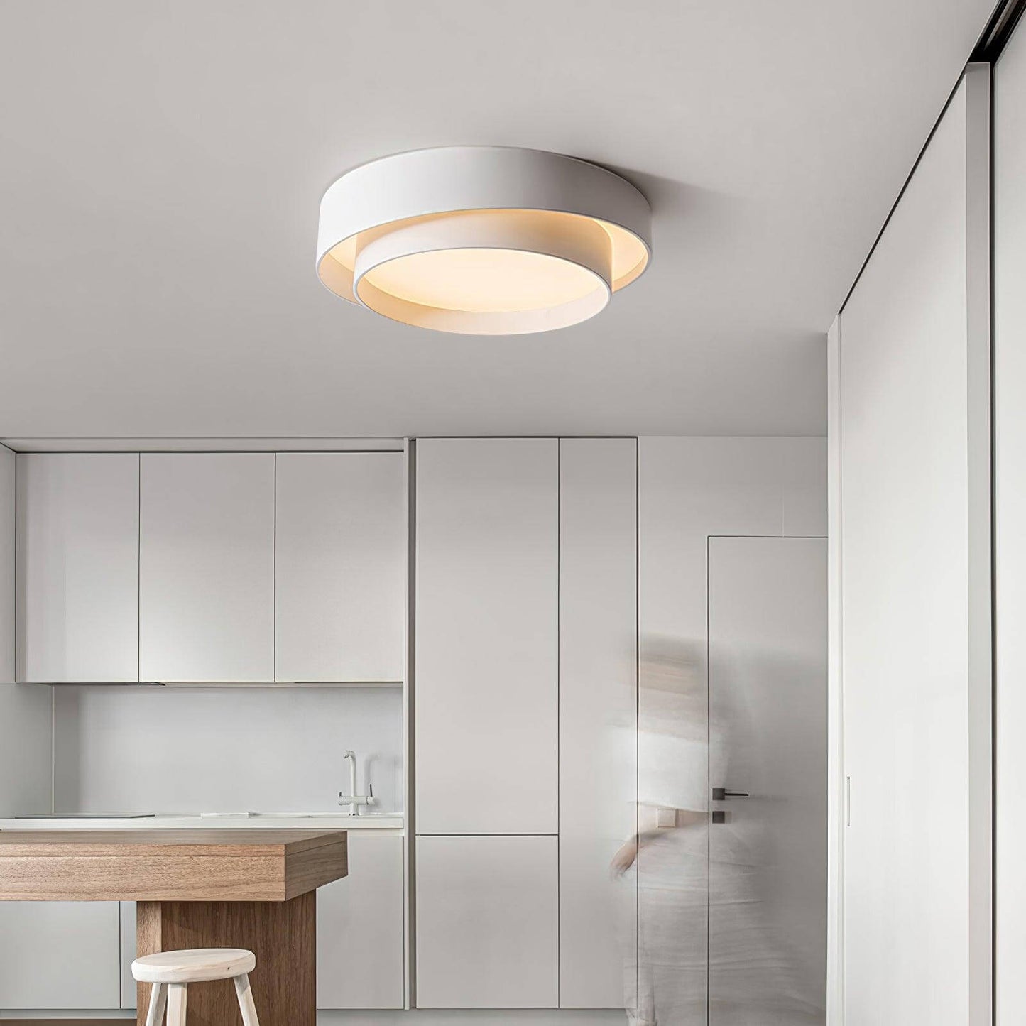 Moderne LED Deckenleuchte - rund