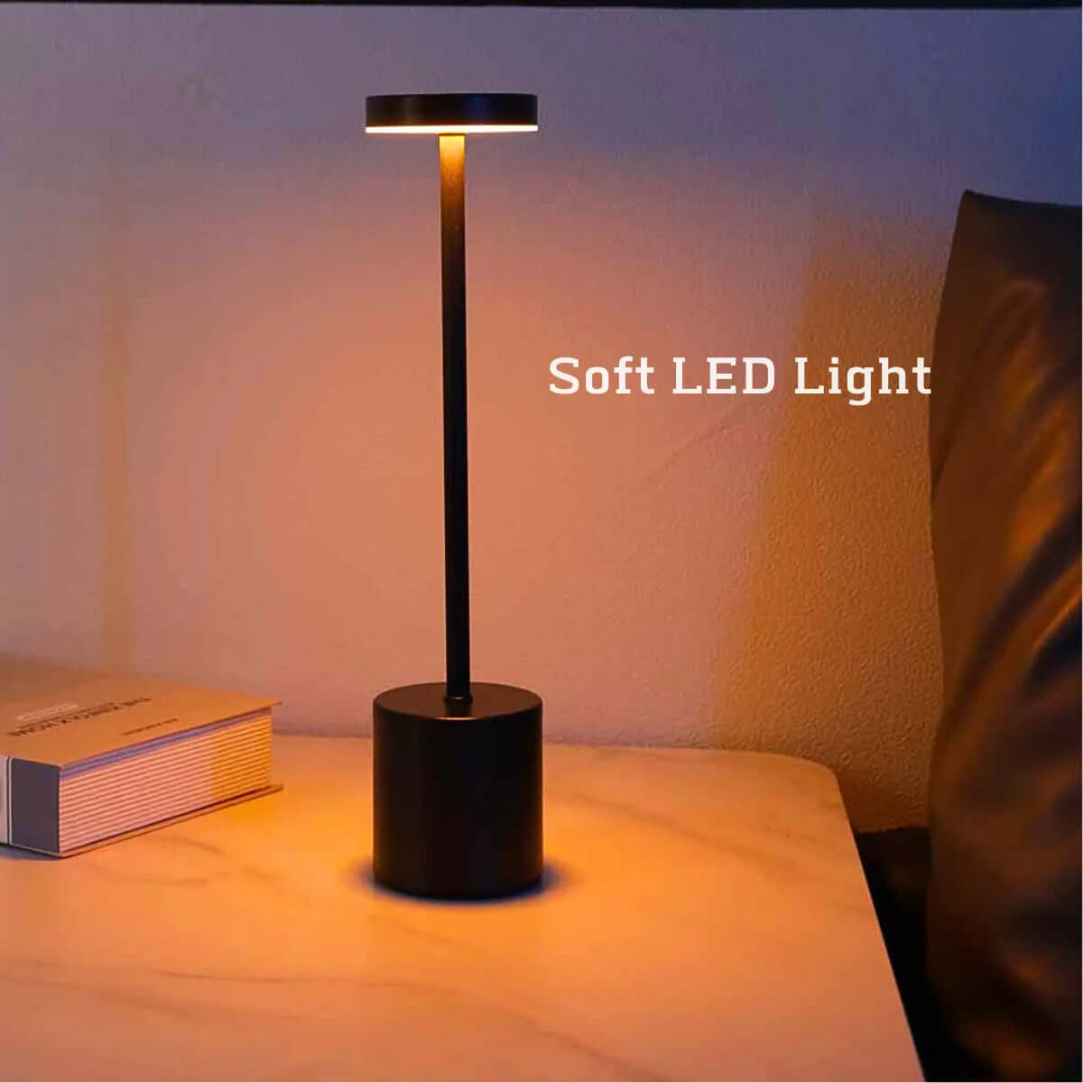 Lampe de table LED à intensité variable - sans fil et moderne