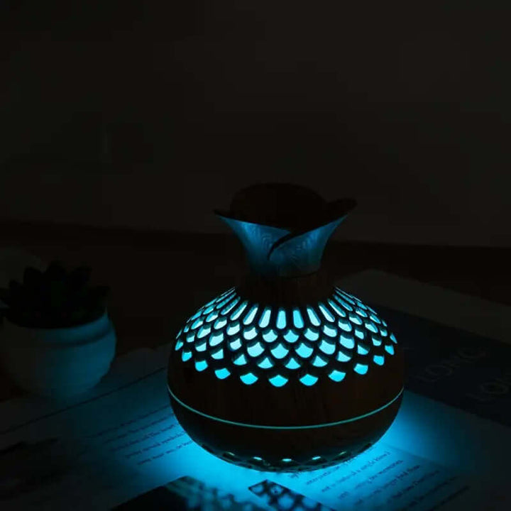 Aroma-Diffuser mit Blütendesign für Aromatherapie
