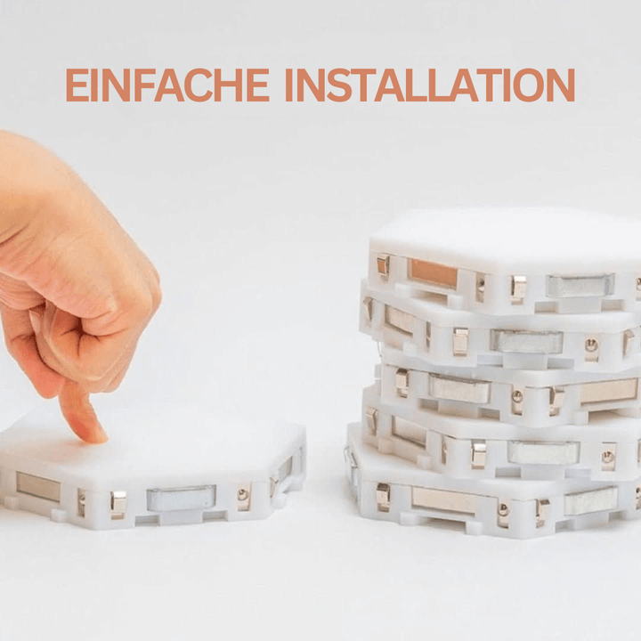 Interaktive Sechseckige LED Wandbeleuchtung