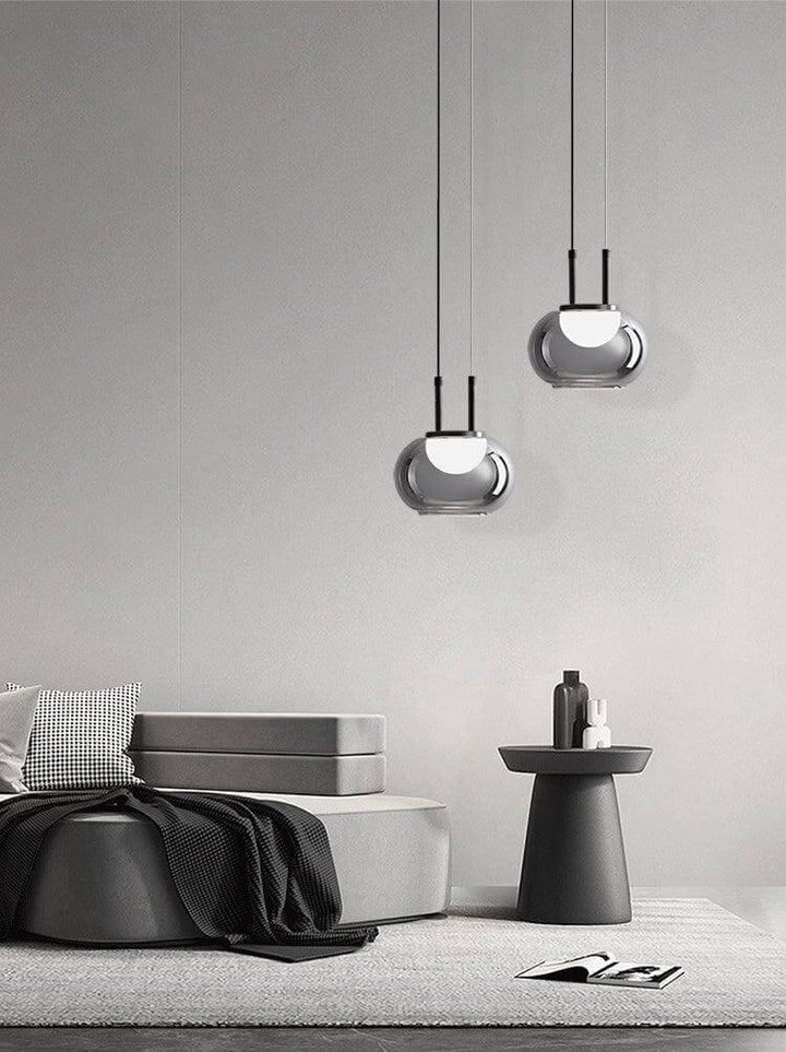 Suspension Halo moderne, 3 lumières