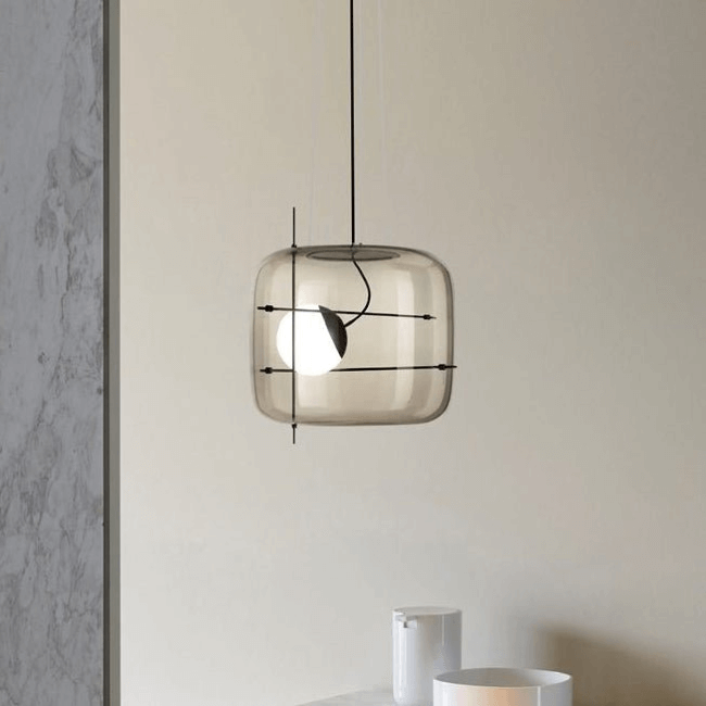 Moderne Glas Pendelleuchte Ø 30cm