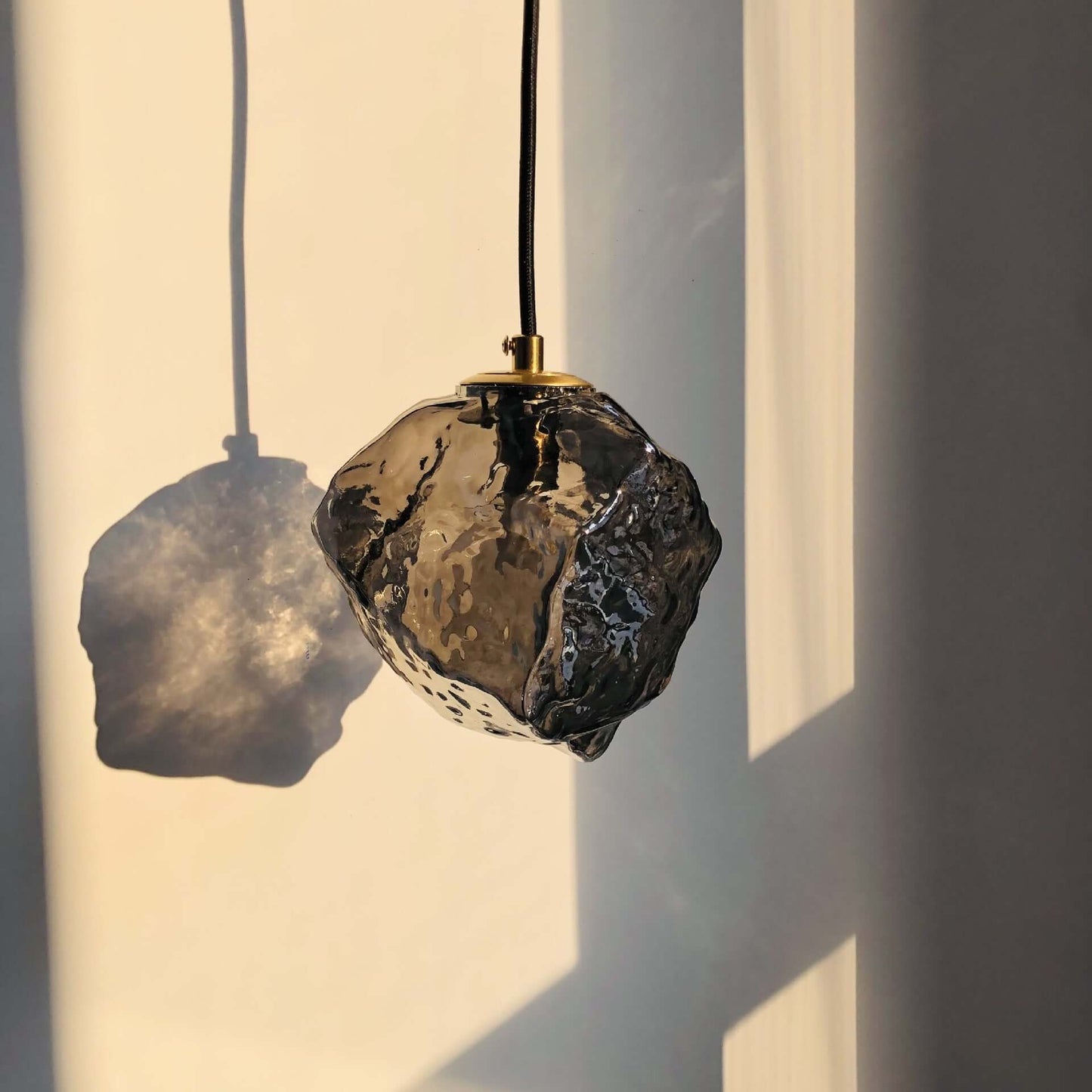 Moderne Glas Hängeleuchte Kupfer