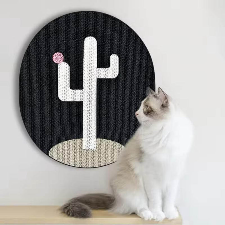 Tapis griffoir mural pour chat - meuble anti-griffes
