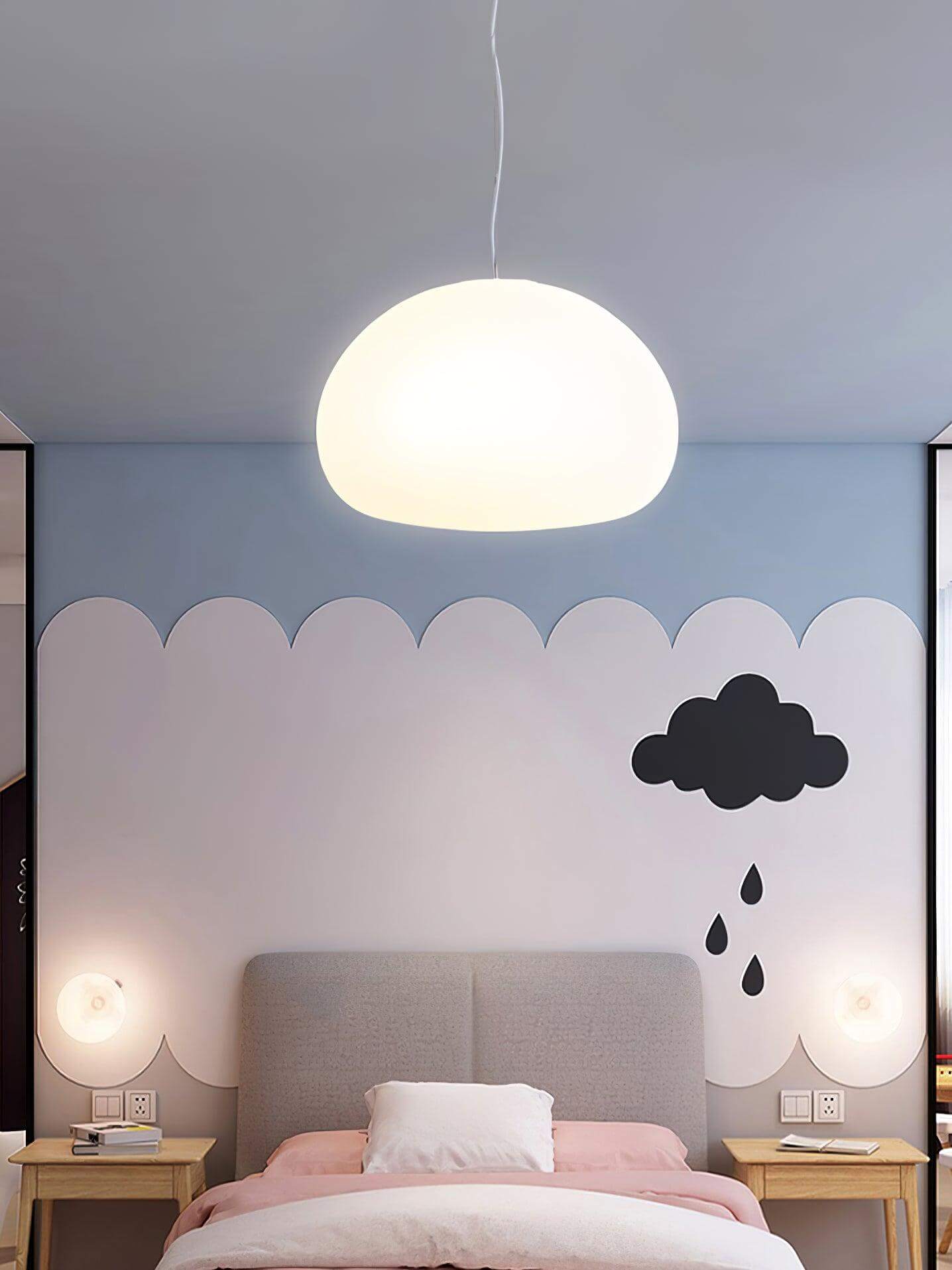 Moderne Glas-Pendelleuchte