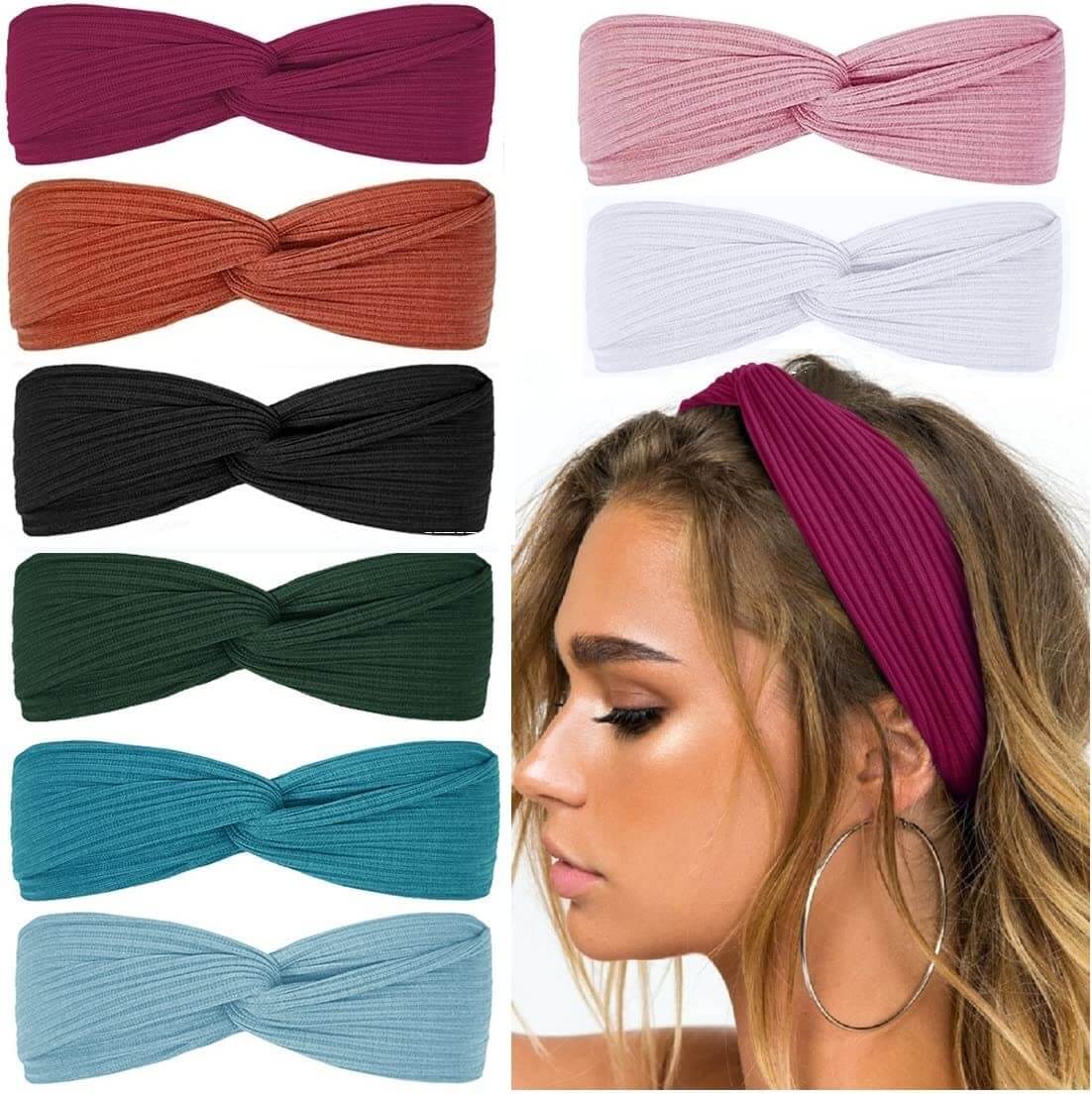 Boho Twist Haarband: Elastisch & Trendig