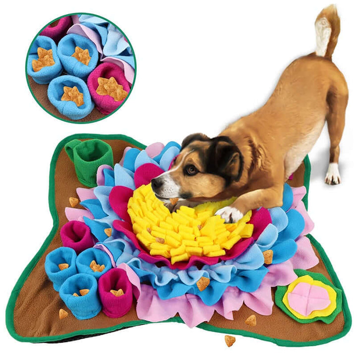 Tapis de reniflage interactif pour chien