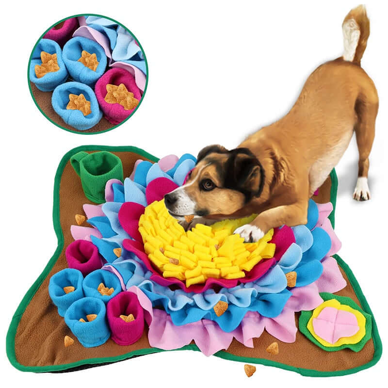 Tapis de reniflage interactif pour chien