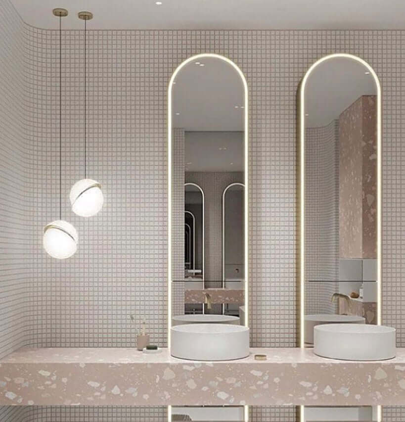 Suspension en forme de lune Design moderne