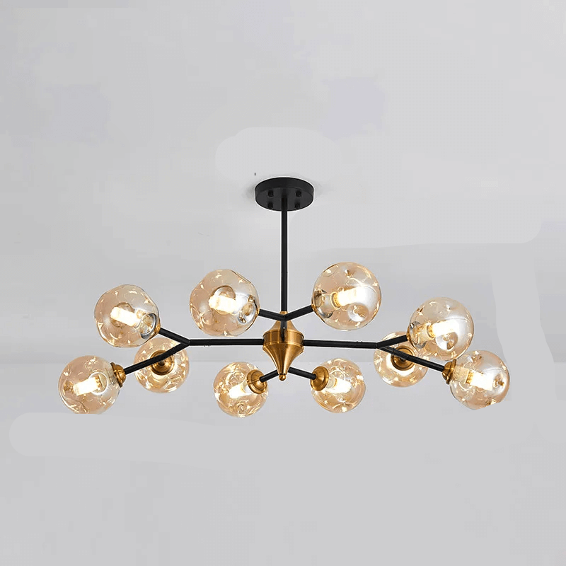 Lustre moderne en verre - LED