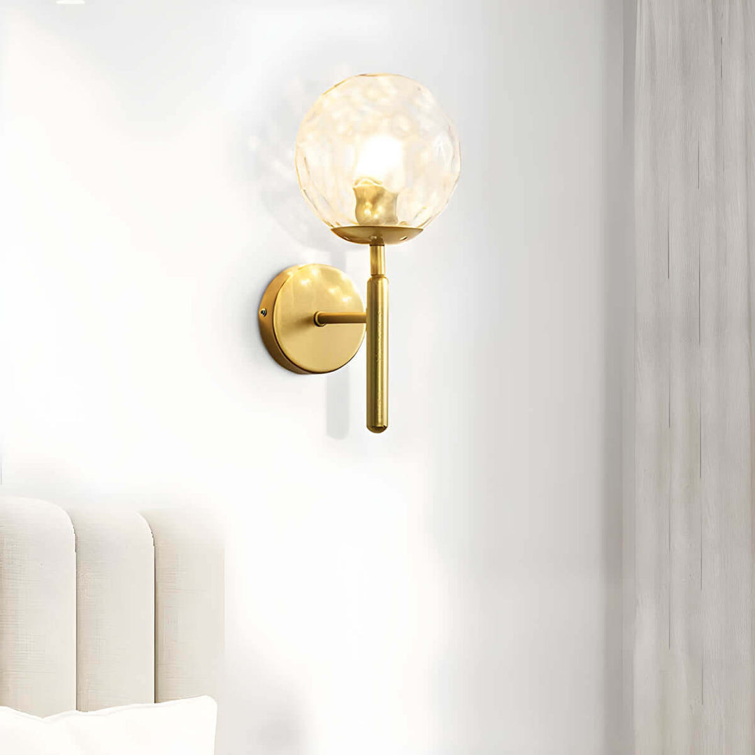 Applique murale élégante en verre de style vintage