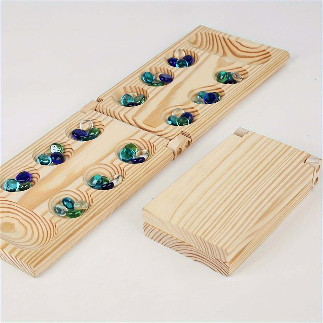 Klappbares Mancala-Spiel - Strategisches Brettspiel
