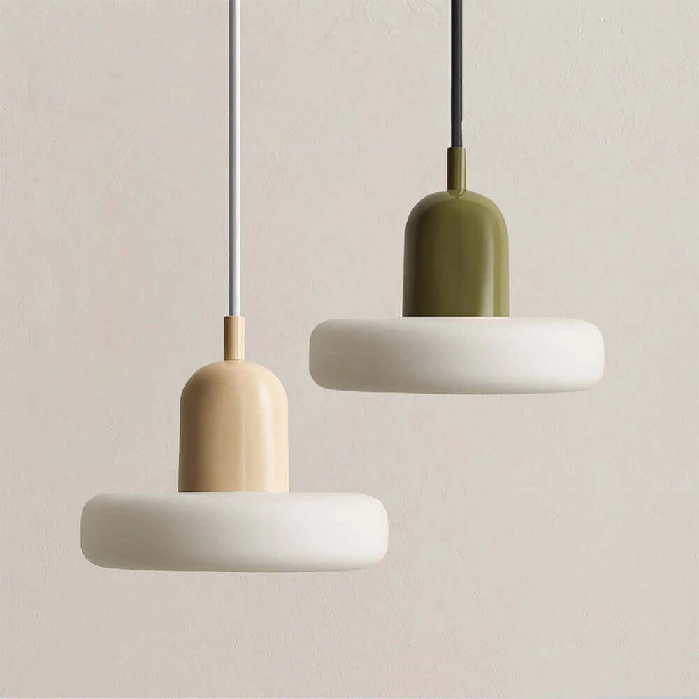 Moderne Pendelleuchte Glas & Metall