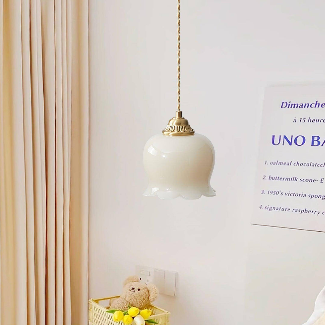 Suspension fleur - 14 cm de diamètre