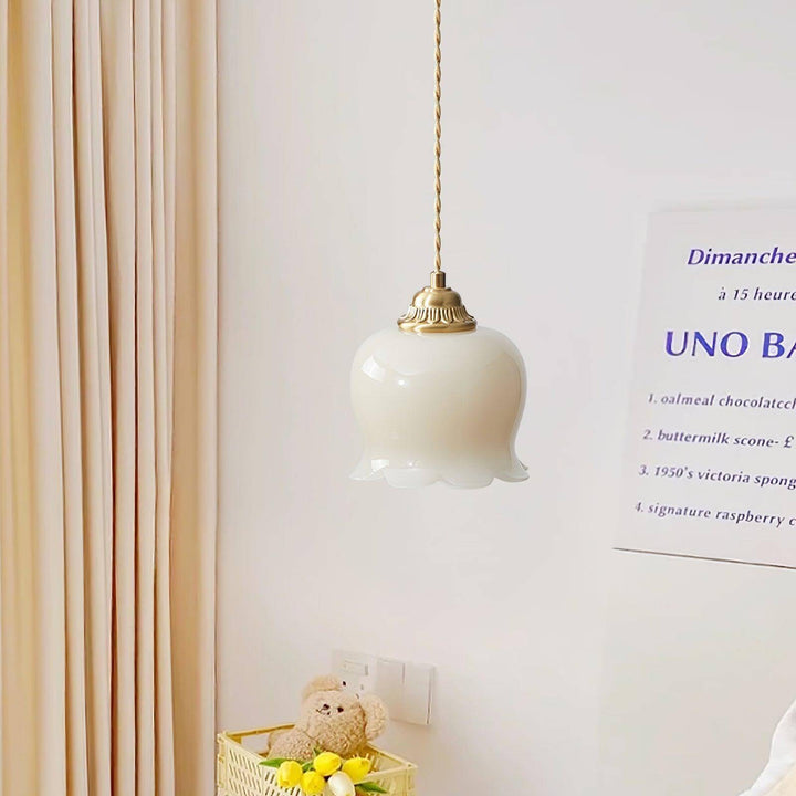 Suspension fleur - 14 cm de diamètre