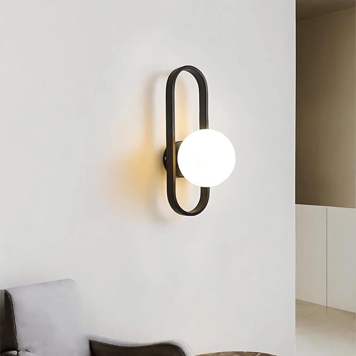 Moderne LED Glas Wandleuchte Camille