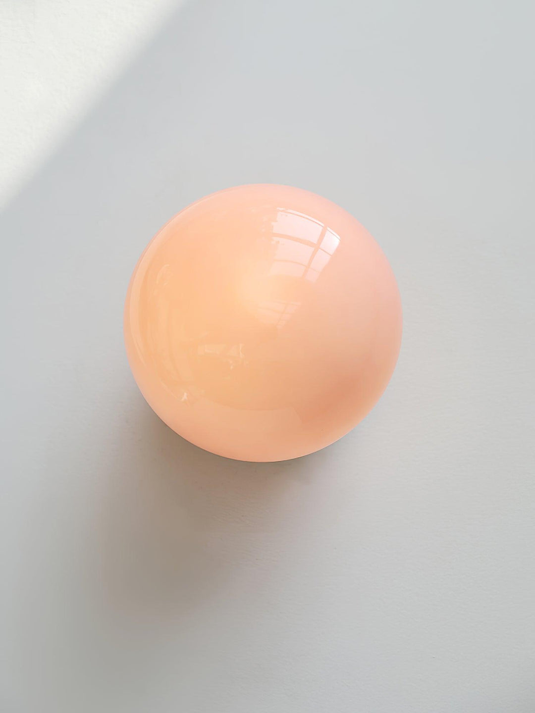 Applique murale moderne en verre rose