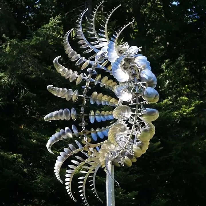 Éolienne cinétique pour jardin