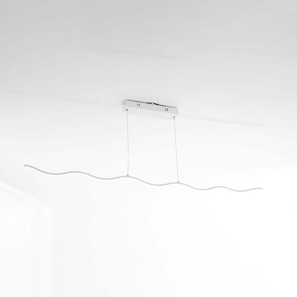 Suspension LED moderne au design ondulé