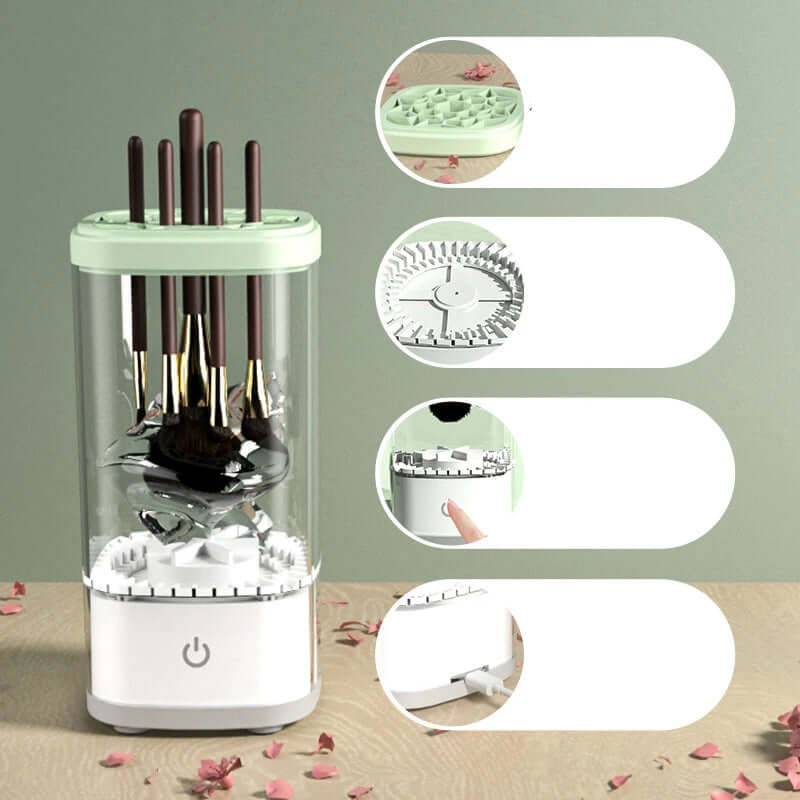 Autom. Make-up Pinselreiniger - Schnell & Hygienisch