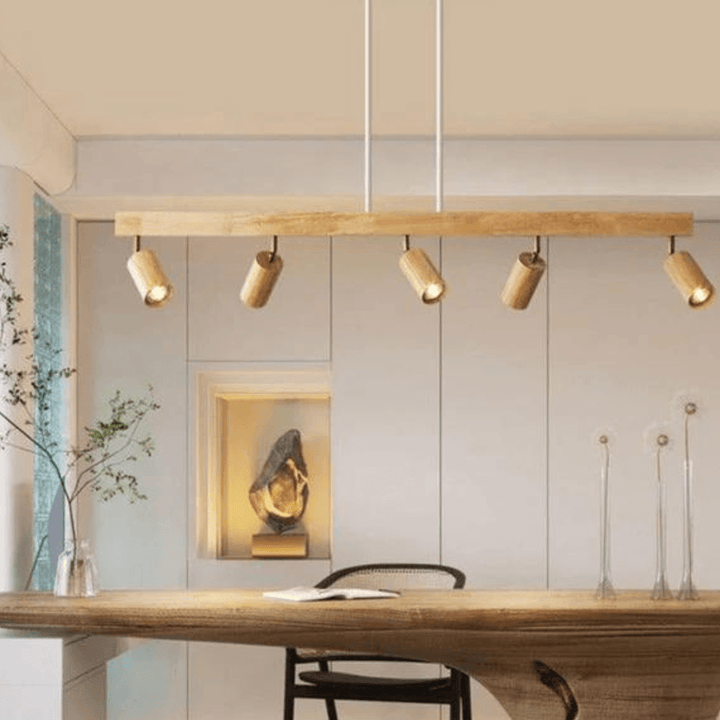 Spot de plafond orientable en bois EcoLux