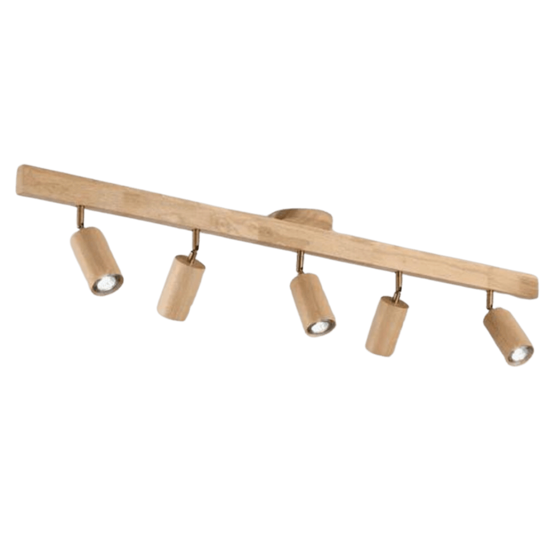 Spot de plafond orientable en bois EcoLux