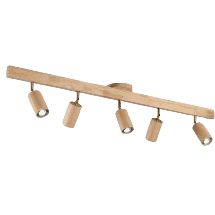 Spot de plafond orientable en bois EcoLux