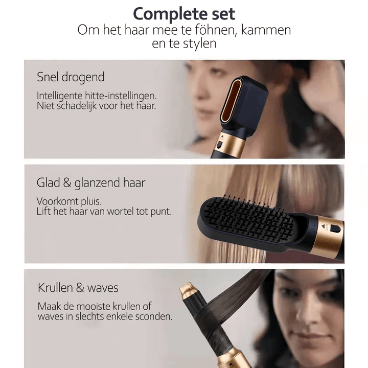 5-in-1 Multi-Haarstyler mit Ionen-Technologie