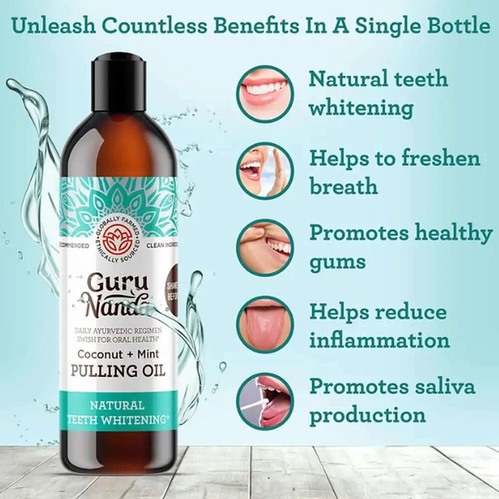 Mundöl mit 7 ätherischen Ölen & Vitaminen für gesunde Mundpflege