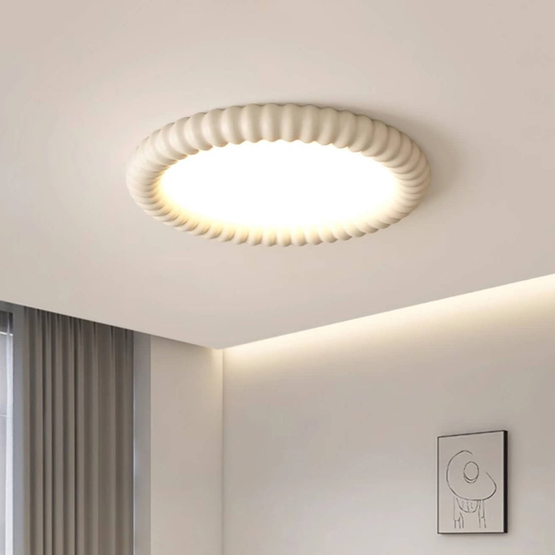 Plafonnier LED moderne - design ondulé