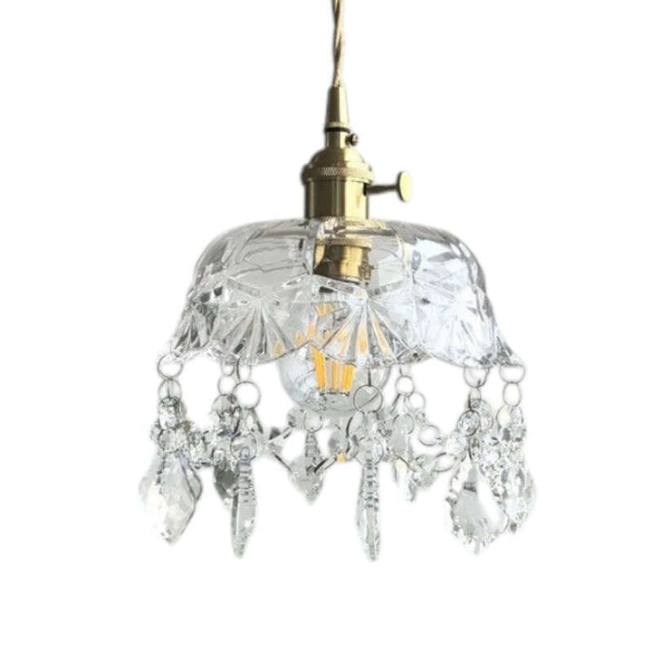 Suspension en verre cristal