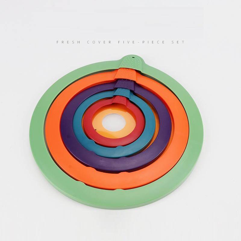 Couvercle universel de conservation de la fraîcheur - Couvercle flexible en silicone