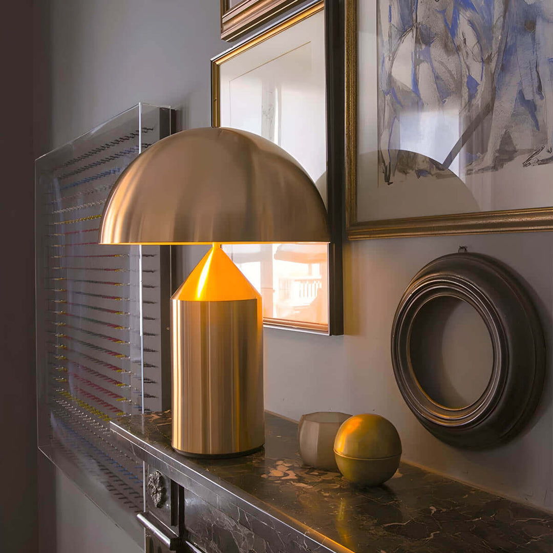 Vintage Tischleuchte mit modernem Flair