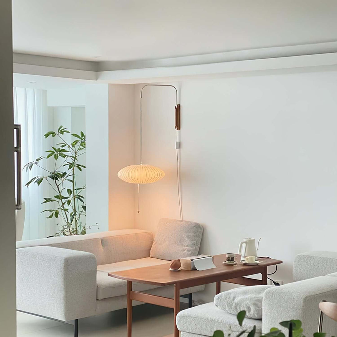 Applique murale moderne design boule lumière blanche chaude