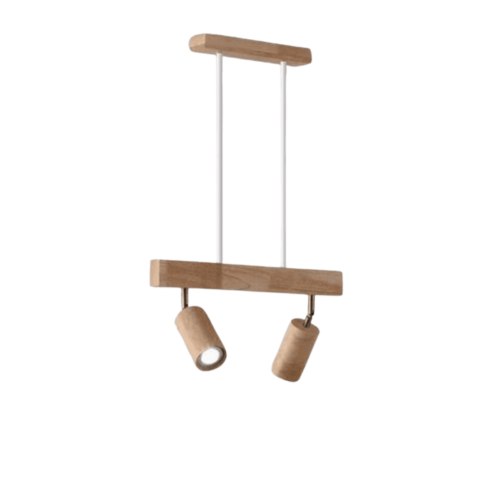 Spot de plafond orientable en bois EcoLux