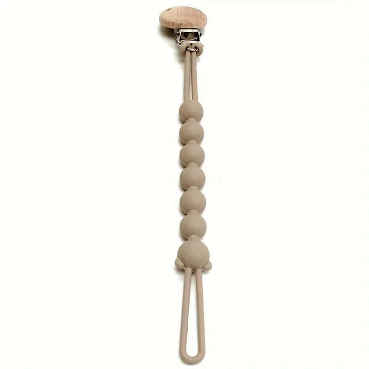 Sicherer Silikon-Schnullerhalter mit niedlichem Bären-Design