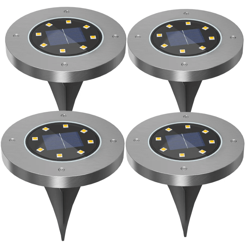 Lampe solaire d'extérieur, rechargeable, résistante aux intempéries