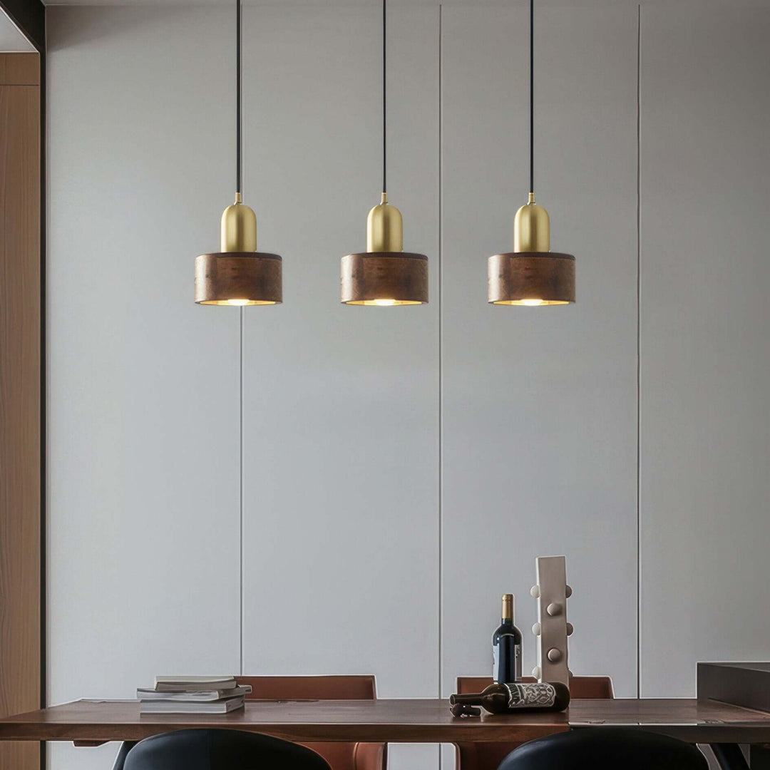 Suspension cylindrique de style japonais