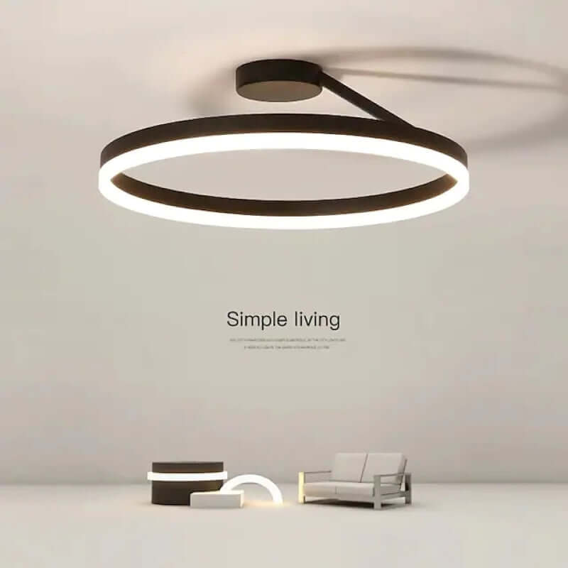 Plafonnier LED moderne pour salon